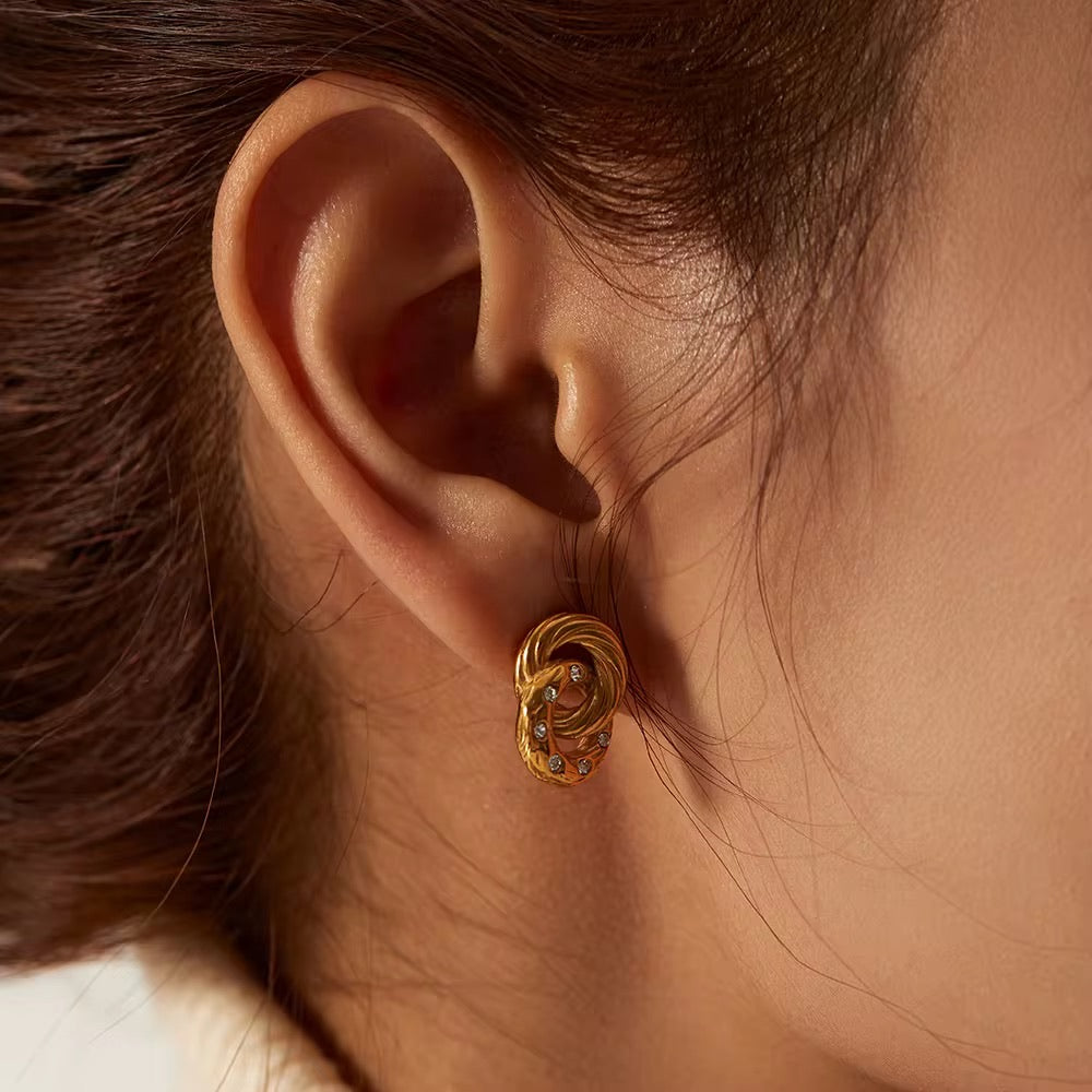 Ava Gold Earrings