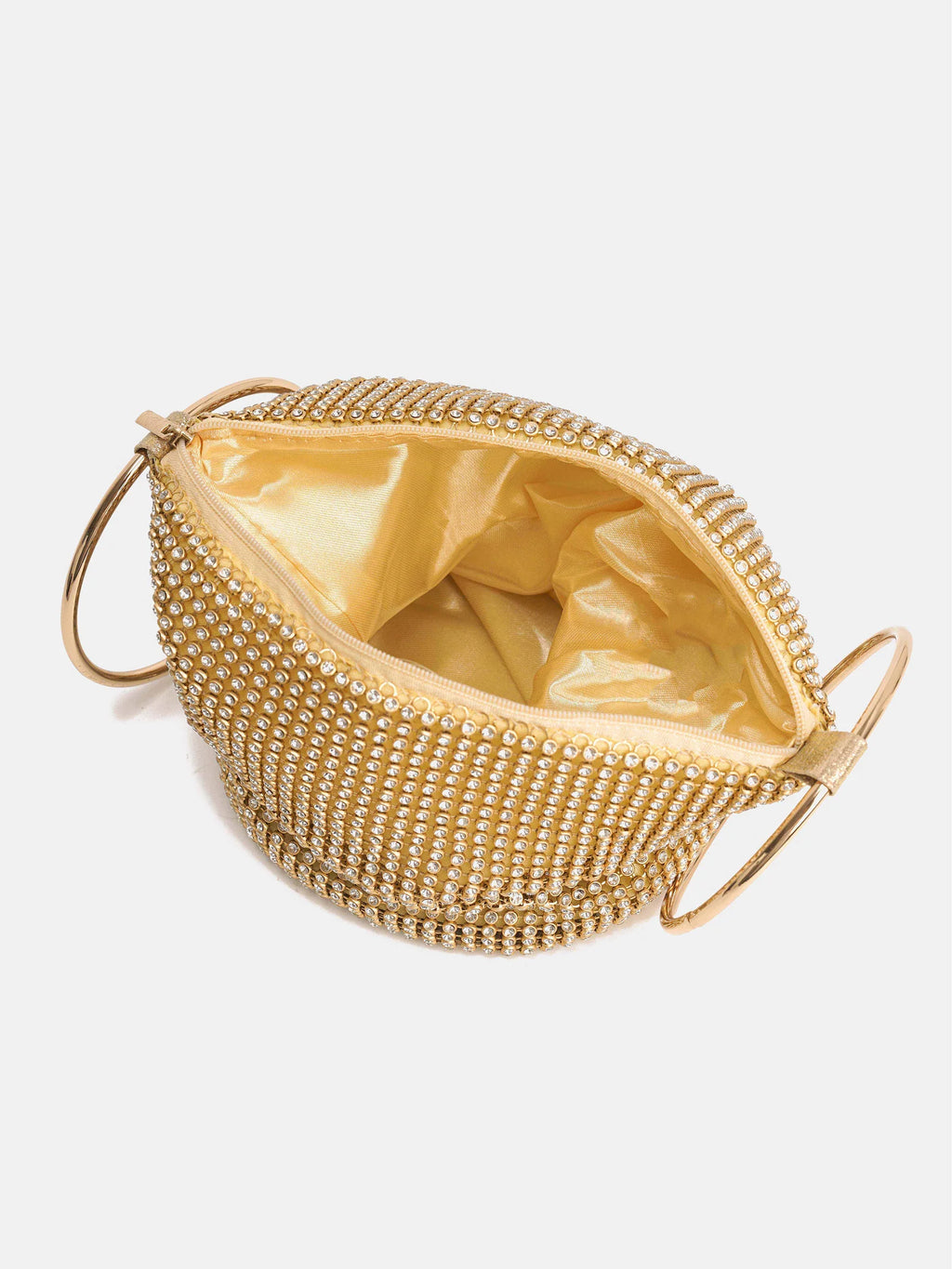 Crystal Evening Bag - Gold